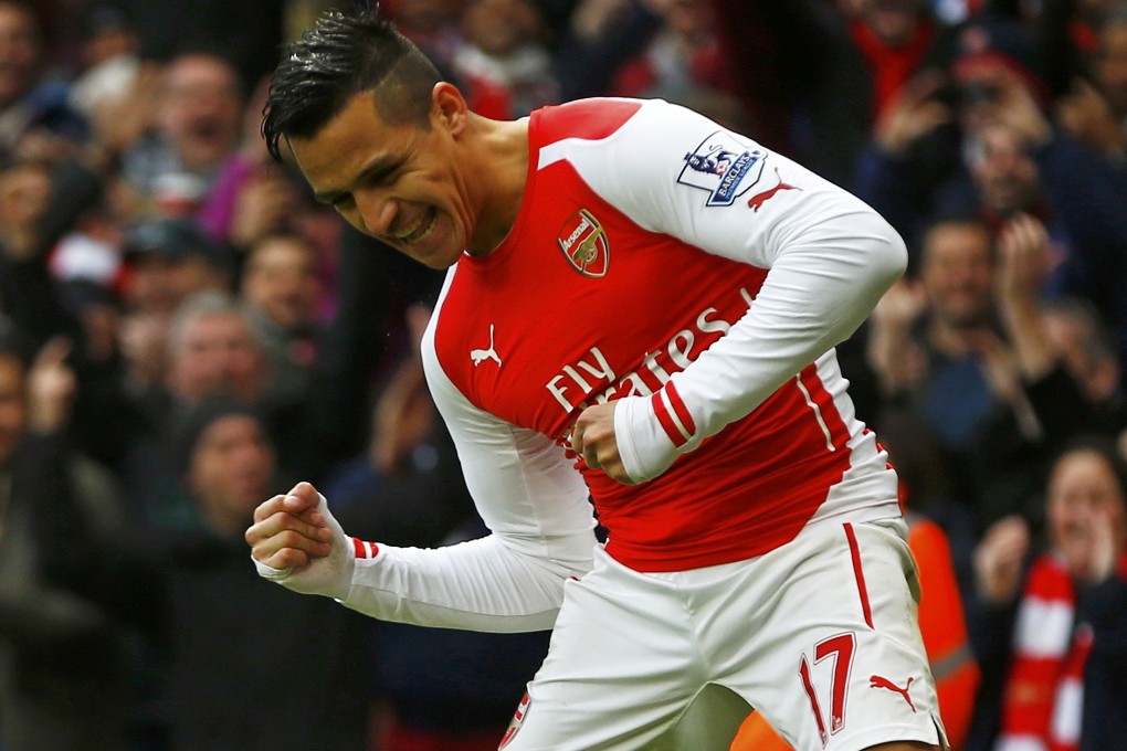 Alexis Sanchez scored two goals and made another in Arsenal's 3-0 home win over Stoke City last weekend. Photos: Reuters