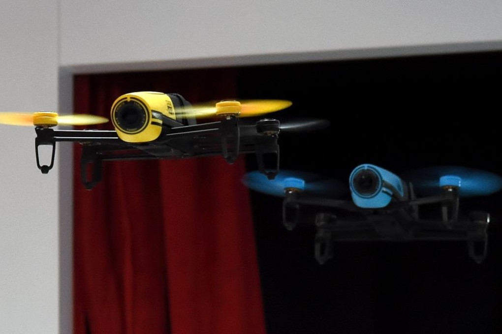Terrorists may make use of bomb-carrying drones with virtual reality technology. Photo: AFP