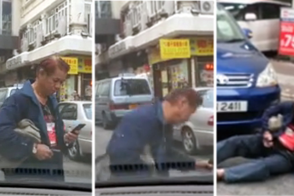 Foiled! Dashboard camera exposes old man’s bid to scam driver who ‘knocked him down’