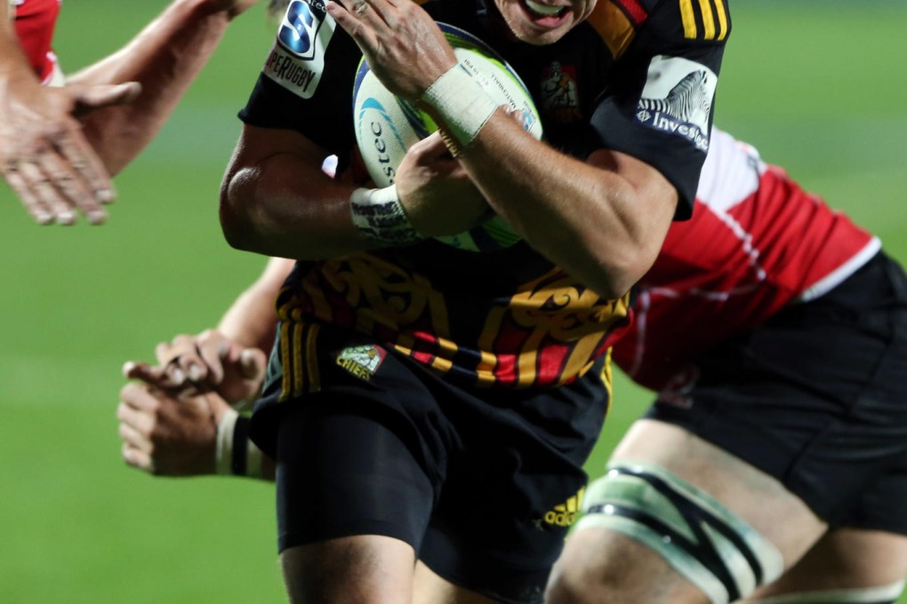 Former Auckland Blues and Waikato Chiefs fly-half Gareth Anscombe qualifies to play for Wales through his mother's lineage. Photo: AFP