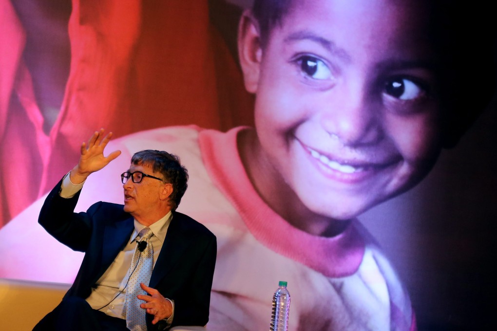 Microsoft founder Bill Gates is now known for his work in international poverty relief. Photo: EPA