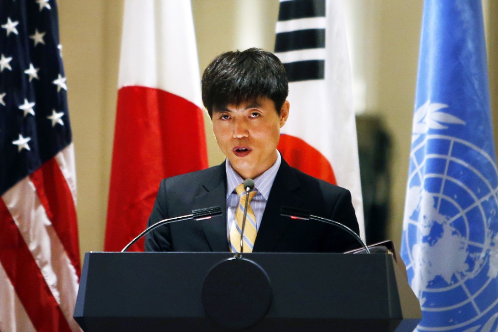 North Korea is citing Shin Dong-hyuk's (above) recent book scandal, in which he admitted some untruths, to undermine the UN's findings on human rights in the socialist country. Photo: AP