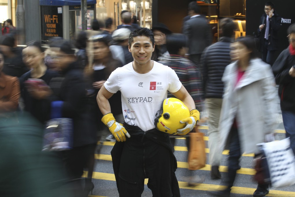 Kenny Chiang in Central. Photo: Edward Wong