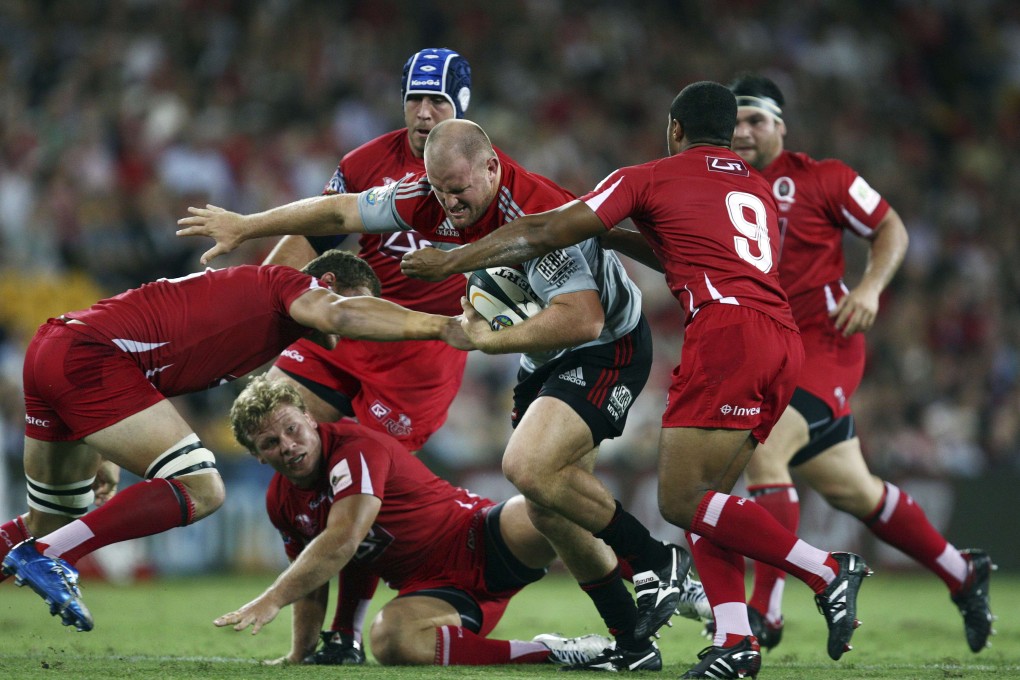 Hard-as-nails All Blacks prop Ben Franks made 85 appearances for Super Rugby's Crusaders and 29 for the Hurricanes. Photos: Reuters
