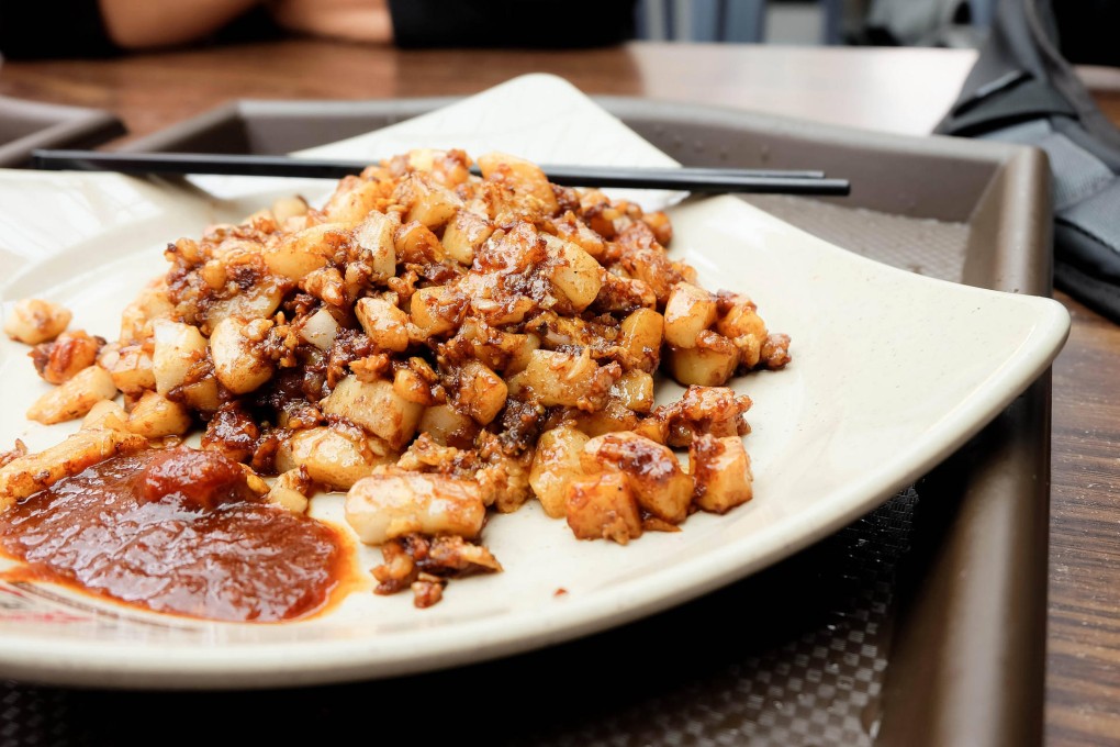 Fried carrot cake is Chiu Chow in origin and it can be ordered either "black" (char kway) or "white" (chai tow kway).