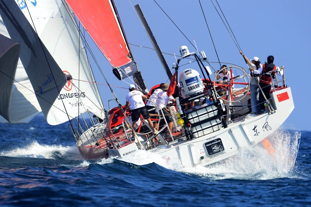 Dongfeng Race Team are hoping to be the first Chinese boat to win a leg in the Volvo Ocean Race.  Photo: SCMP Pictures