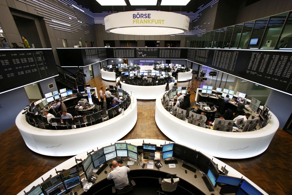 German stocks have risen 2 per cent over the past three months on hopes that sovereign quantitative easing will weaken the euro further. Photo: Reuters