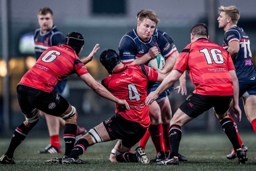 Hong Kong Scottish could find no way through the Valley defence at HKFC last Saturday. Photos: HKRFU