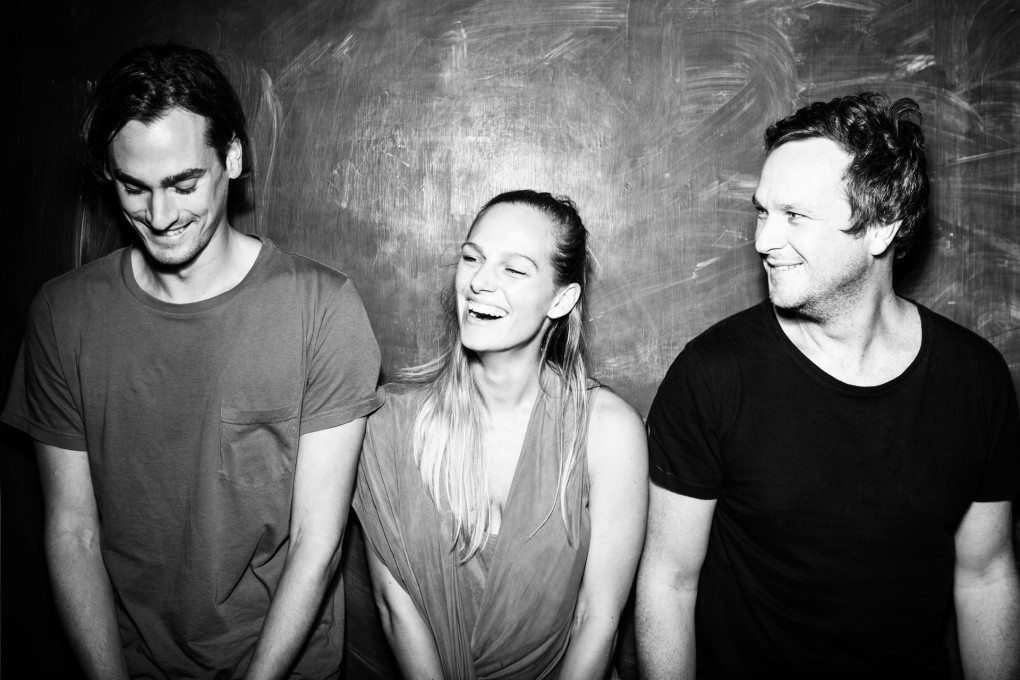 Charlie Toller, Inga Beckmann and Callaghan Walsh, the founders of the DRKRMS photography platform. Photo: Jon Maloney, DRKRMS