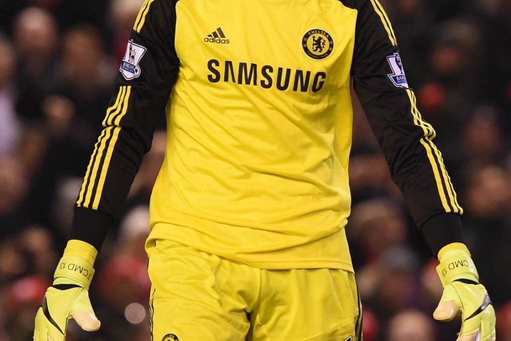 Thibaut Courtois has been in imperious fomr for Chelsea this term. Photo: AFP