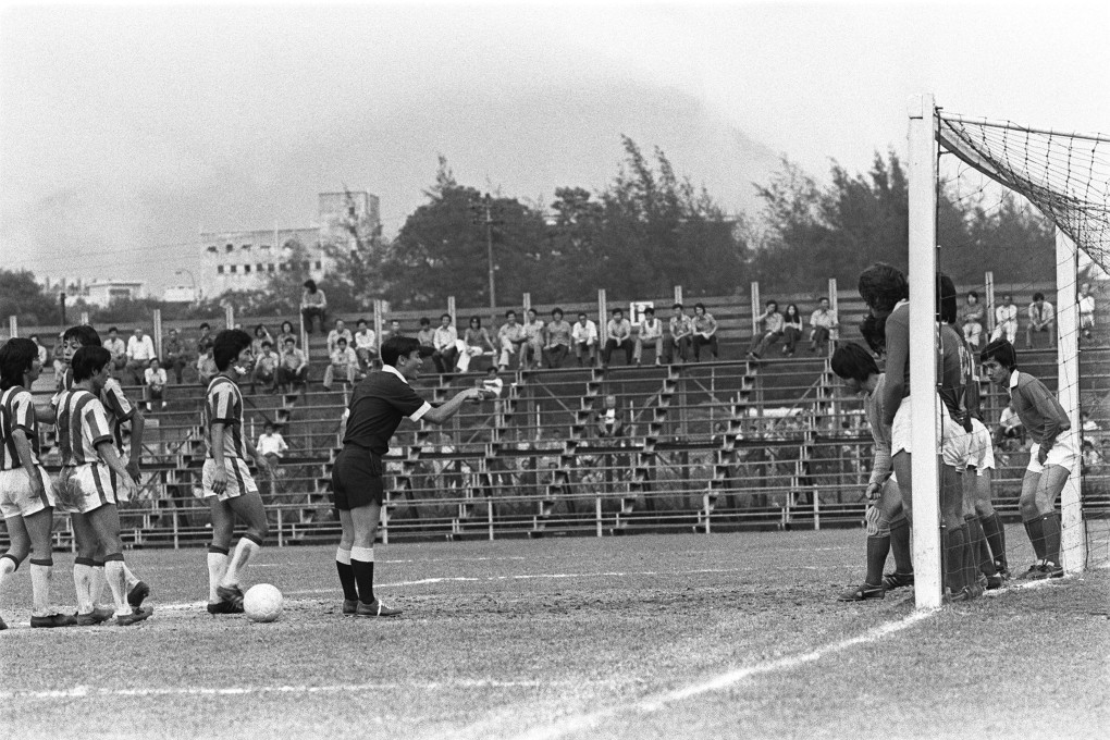 Ensuring players stay their yards during a free kick is an age-old problem for the football referee. It hasn't gotten any easier. Photo: SCMP Pictures