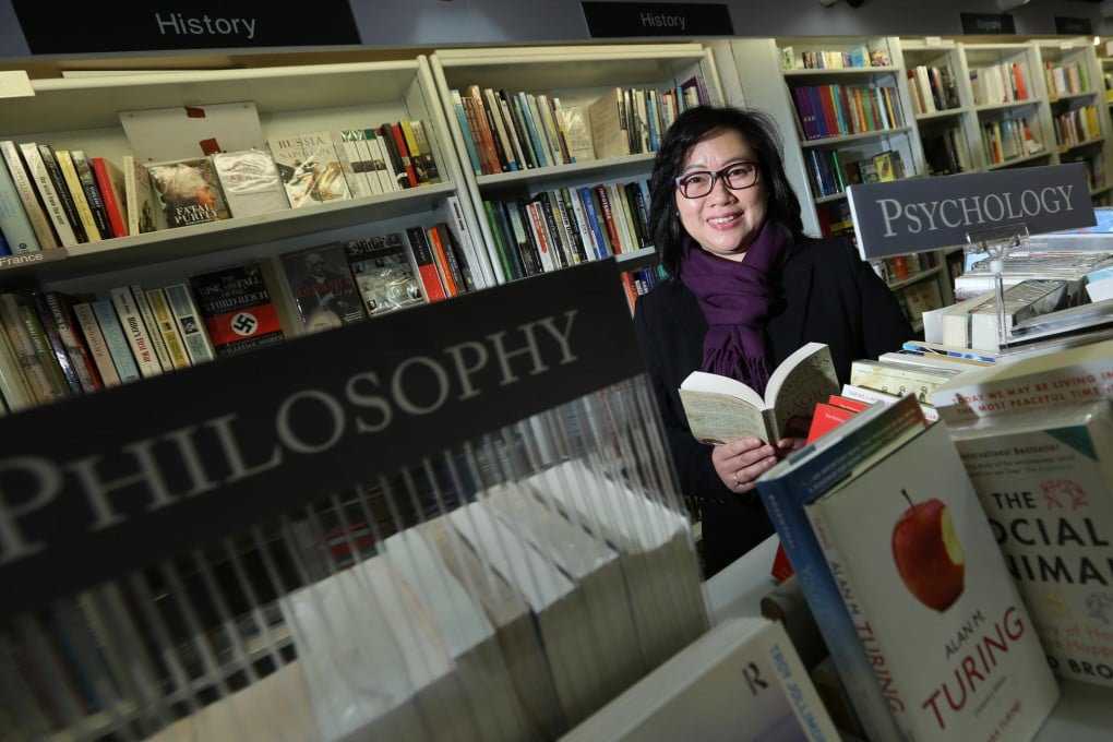 Terri Chan is optimistic about the future of the bookselling industry, believing that many readers will always prefer physical books to digital ones.Photo: Nora Tam