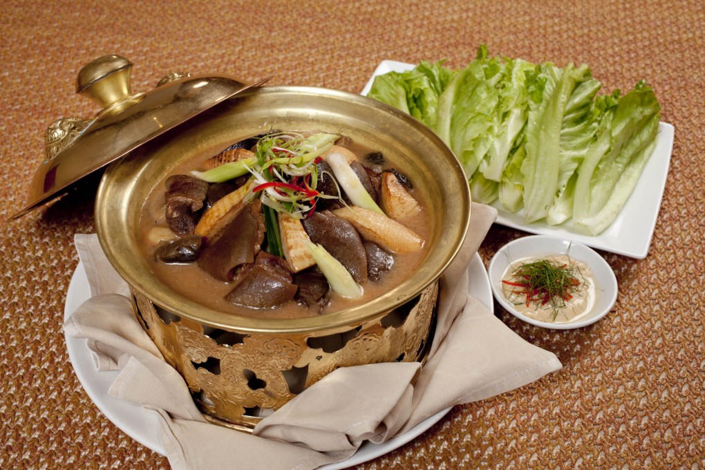 Lamb brisket casserole with bamboo shoots and black mushrooms at House of Tang.