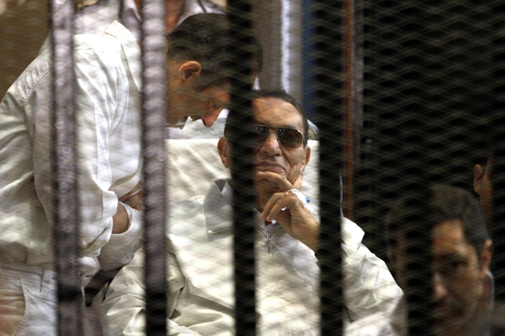 Hosni Mubarak's sons were also tried in 2013. Photo: EPA