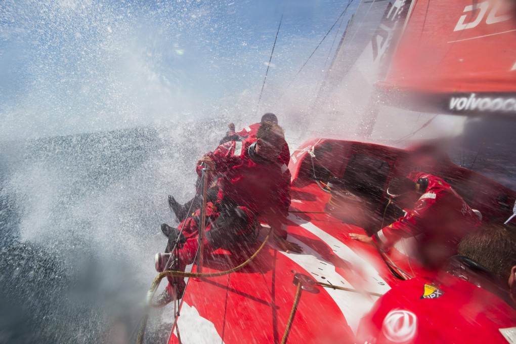 Dongfeng Race Team is competing in the Volvo Ocean Race having finished second in the first two legs of the series. Photo: EPA