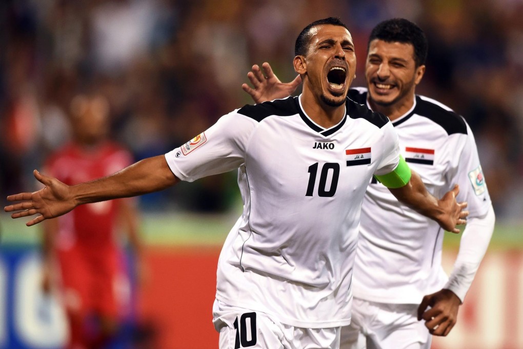 Younis Mahmoud will be key for Iraq against South Korea.Photo: EPA