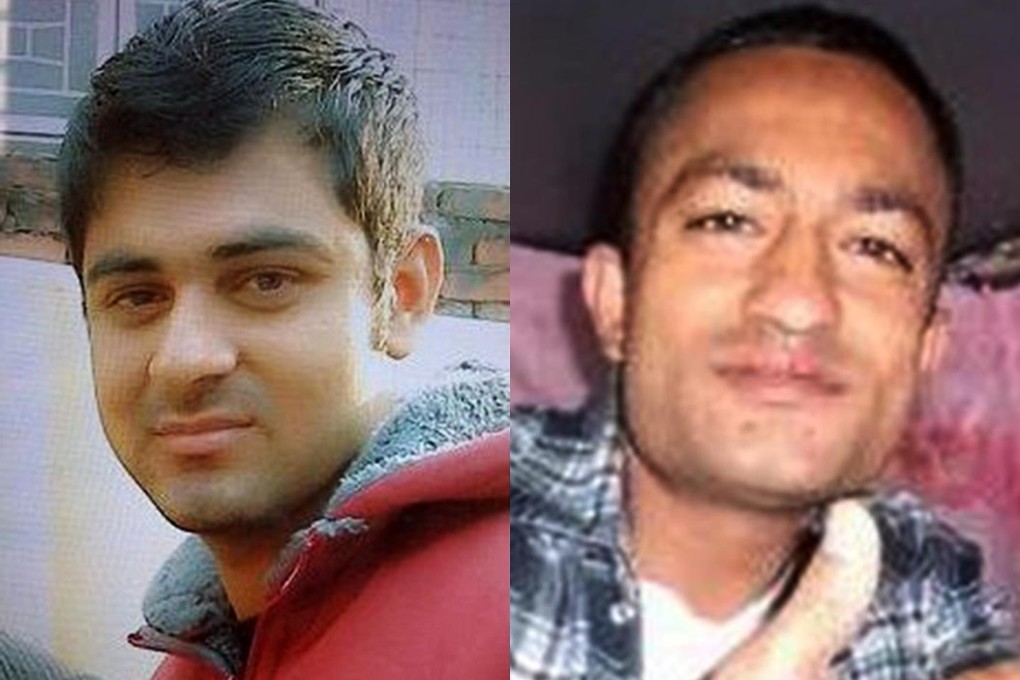 Wanted by Interpol: Ali Bilal (left) and Muhammad Imran.