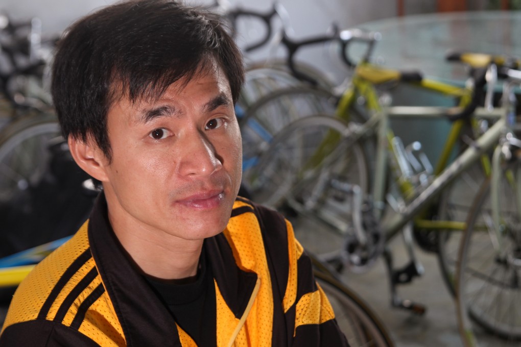 Hung Chung-yam, Hong Kong's top cyclist in the 1980s, is improving as a runner. Photo: Edmond So