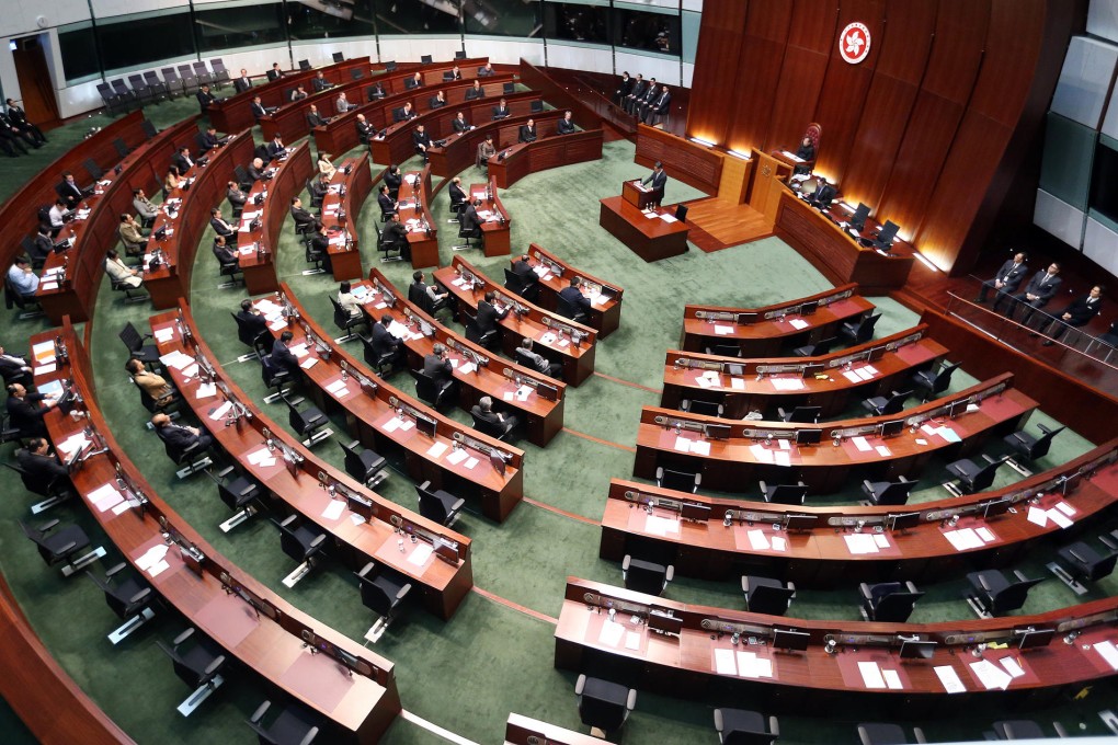 Chief Executive Leung Chun-ying delivers his recent policy address in the Legislative Council. Photo: K.Y. Cheng