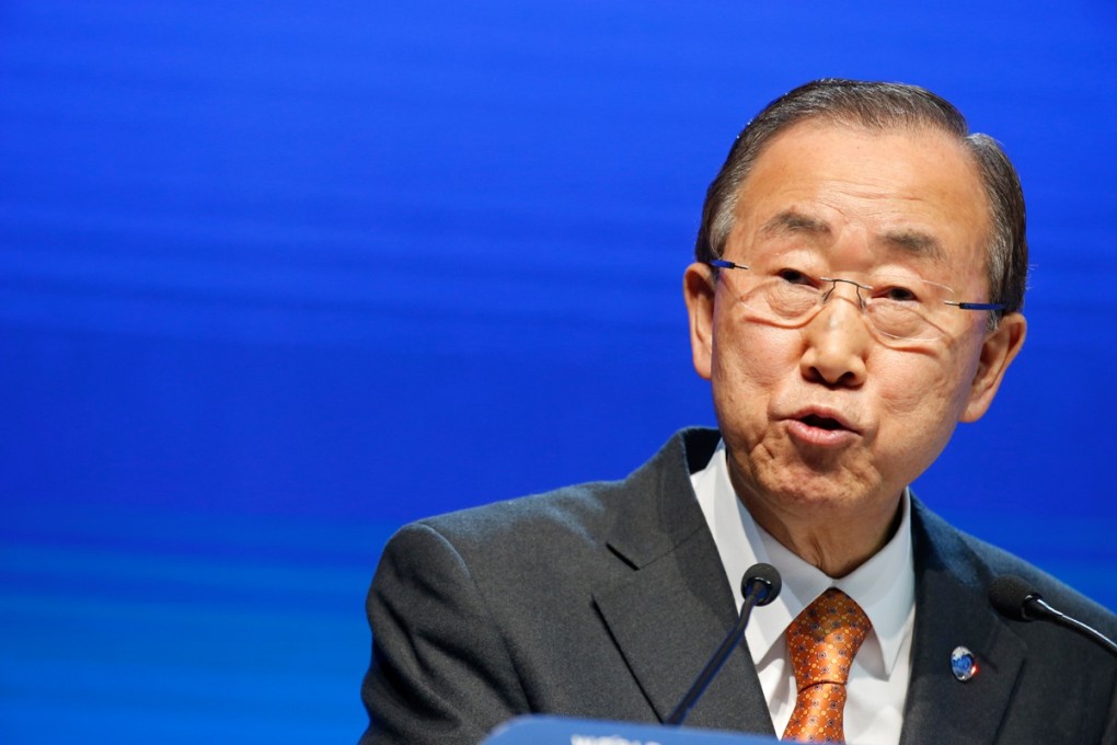UN Secretary General Ban Ki-moon's office issued a statement saying he strongly condemns pro-Russian rebels' rocket attack on the city of Mariupol. Photo: Bloomberg