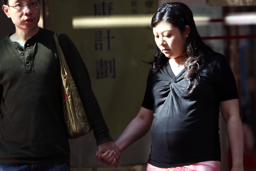 A male employee is entitled to paternity leave if he is the child's father. The three days of leave can be taken consecutively or separately, any time between four weeks before the expected delivery date and 10 weeks after the birth of the child. Photo: Sam Tsang