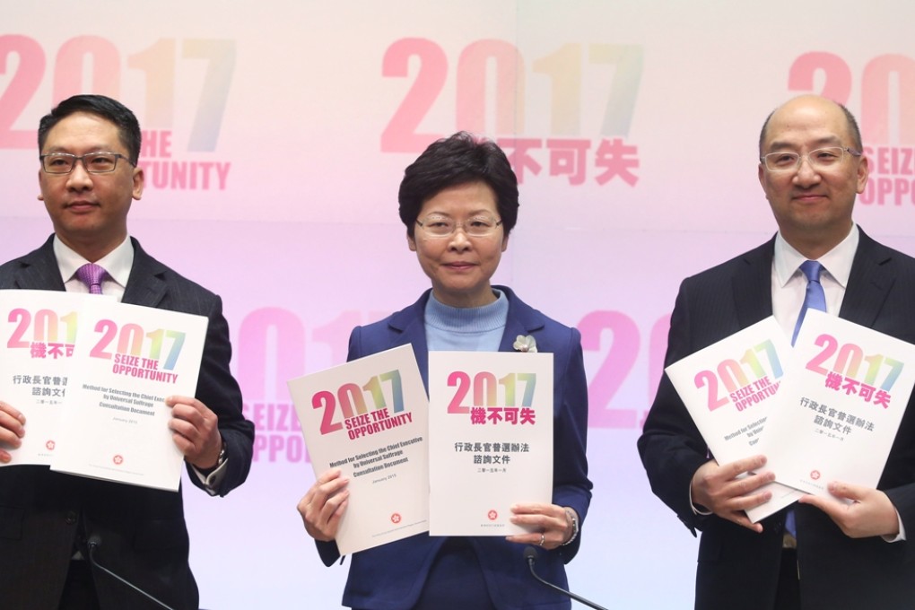 35pc of respondents in Hong Kong poll 'unhappy' with government's political reform proposals