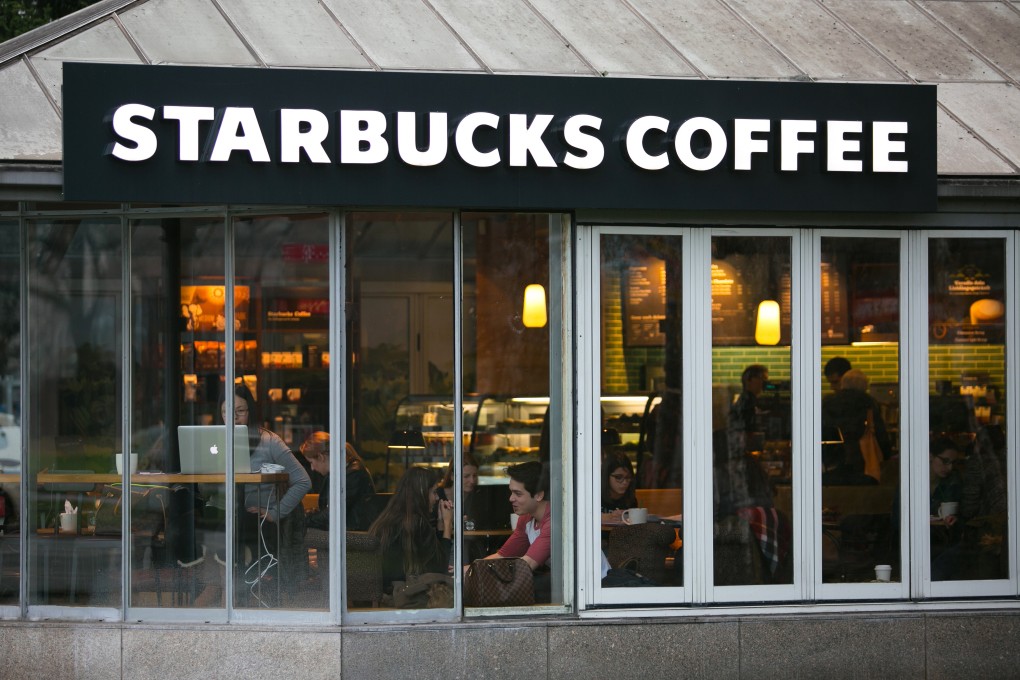 Starbucks coffee branch in Europe. Starbucks is one of several US products that are now available on JD.com. Photo: Bloomberg