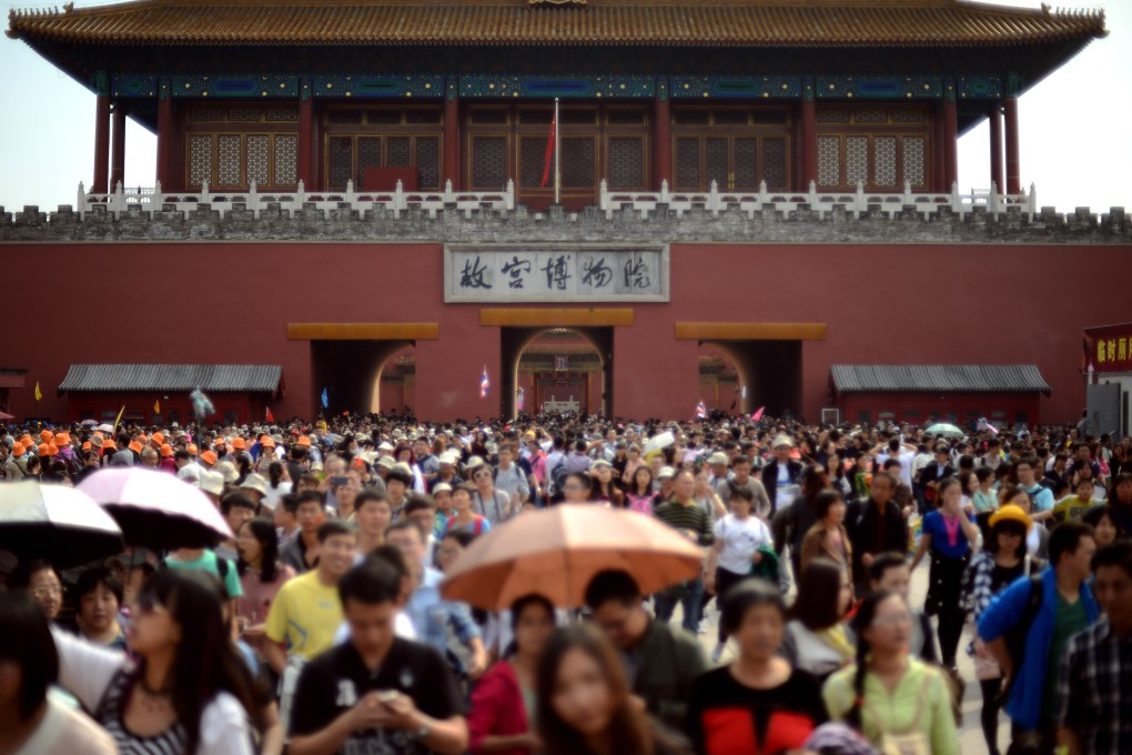 More than 80,000 visitors went to Beijing's Palace Museum on 42 days last year. Photo: Xinhua