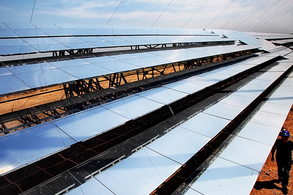 Agriculture is the best way to ensure the roll-out of solar panels. Photo: Xinhua