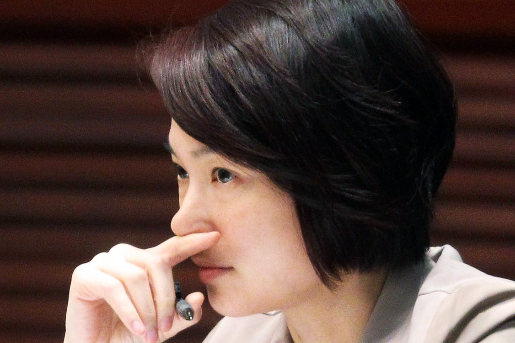 Lawmaker Starry Lee, who holds a so-called super seat in Legco, is a favourite to take over as DAB chairwoman. Photo: Edward Wong