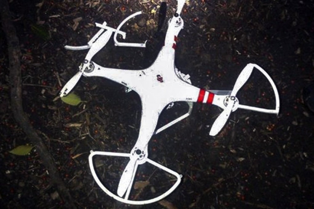 The Phantom drone, manufactured by leading company DJI, crashed on the White House grounds on Monday, causing a security scare. Photo: EPA