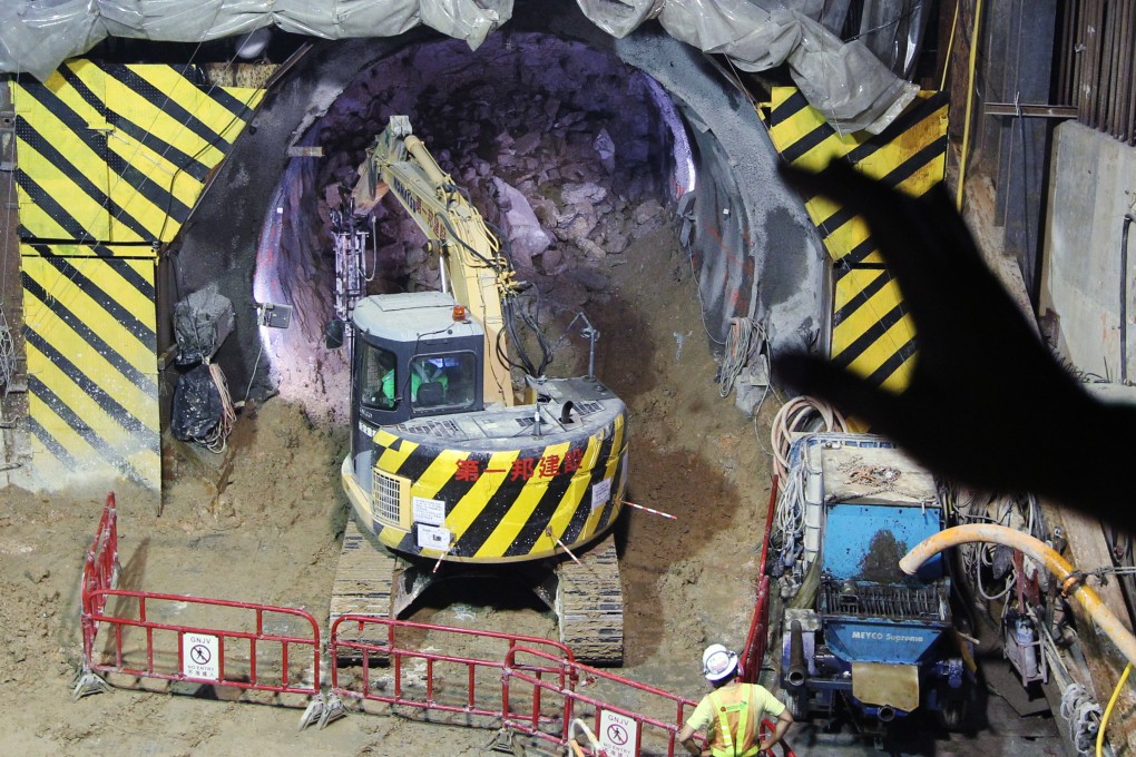 The ground freezing project of MTR West Island Line Sai Ying Pun Station work-in-progress. Photo: Nora Tam