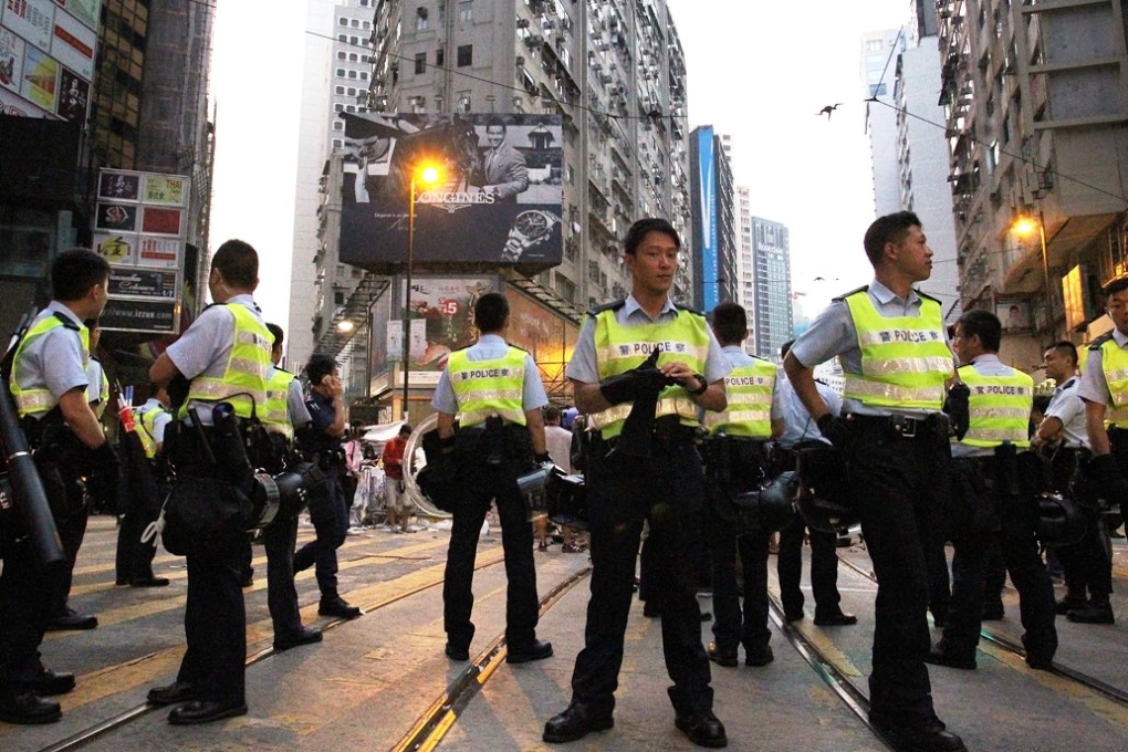 Thousands of Hong Kong police prepare for first mass rally since Occupy
