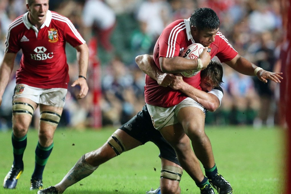 New Zealand-born England prop Mako Vunipola, pictured playing for the British & Irish Lions in Hong Kong, could have also represented Tonga, the land of his parents, or Wales, which is where the family first lived after arriving in the UK. Photo: Sam Tsang/SCMP