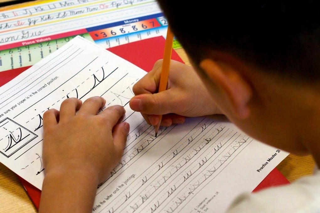 Handwriting is a skill children can be proud of. Photo: AFP