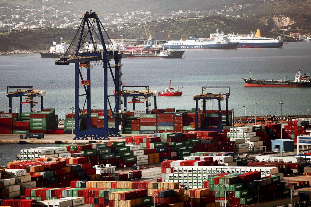 Greece's largest port in Piraeus, which Cosco has bid for. Photo: AFP