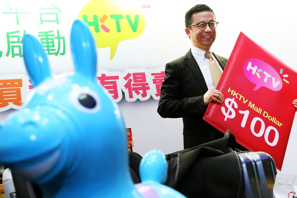 Hong Kong Television Network Limited (HKTV) Chairman Ricky Wong Wai-kay at a press conference on the launch of their shopping channel at the Sheraton Hotel in Tsim Sha Tsui. Photo: Sam Tsang