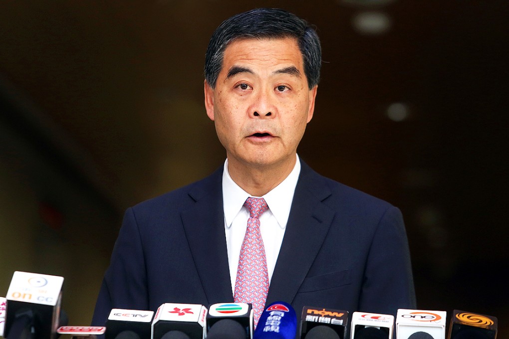 Pan-democrat filibustering in Legco had caused economic loss to the city, CY Leung said. Photo: Sam Tsang