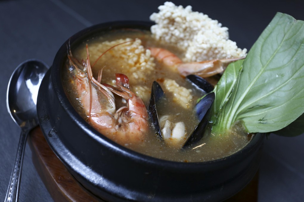 Sea and believe: Nurungji-tang at Goobne Chicken. Photo: Jonathan Wong