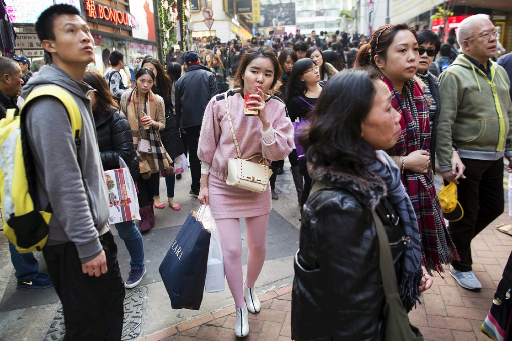 Luxury sales are declining as tourists spend less. Photo: EPA
