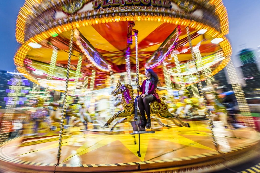 The carousel at the AIA Great European Carnival in Central.