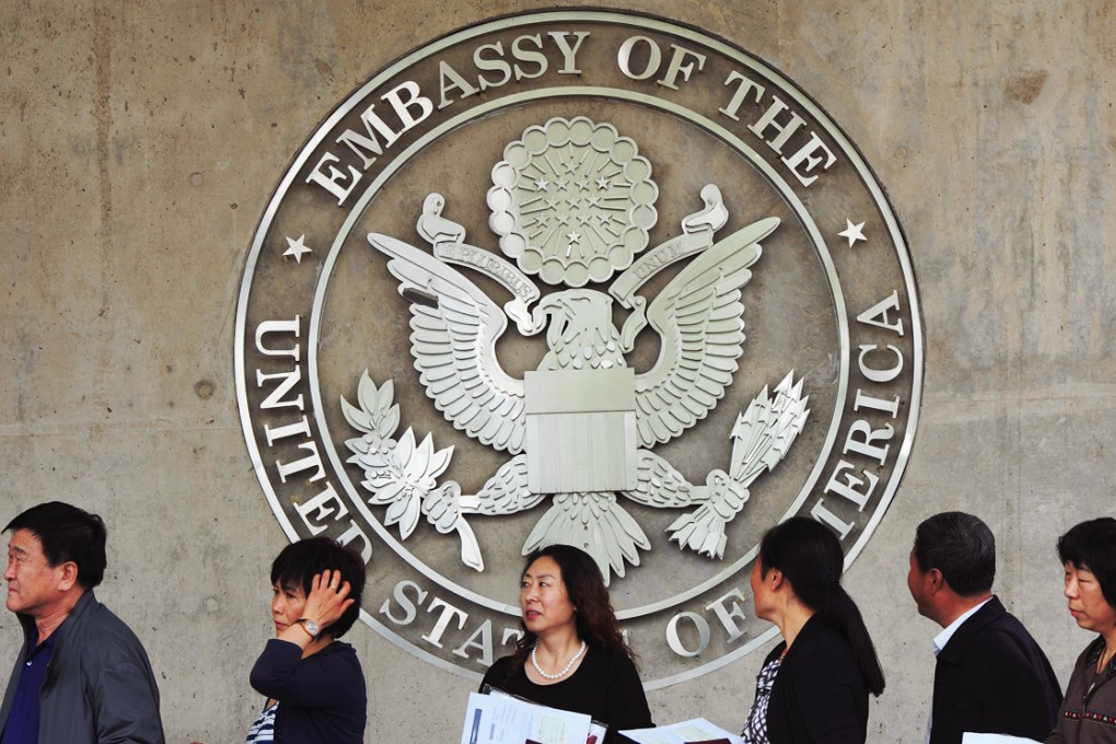 The number of US B1 business and B2 tourist visas issued to Chinese citizens jumped in December and January to 351,650. Photo: AFP