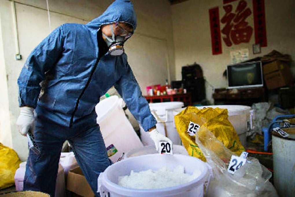 The factory could make 200kg of the drug a day. Photo: SCMP Pictures