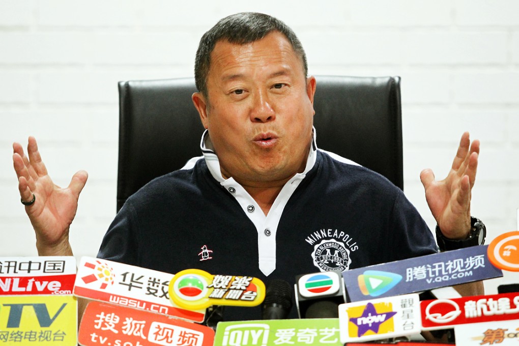 Actor Eric Tsang Chi-wai meet the media in a press conference at Kwun Tong in 2013. Photo: Sam Tsang