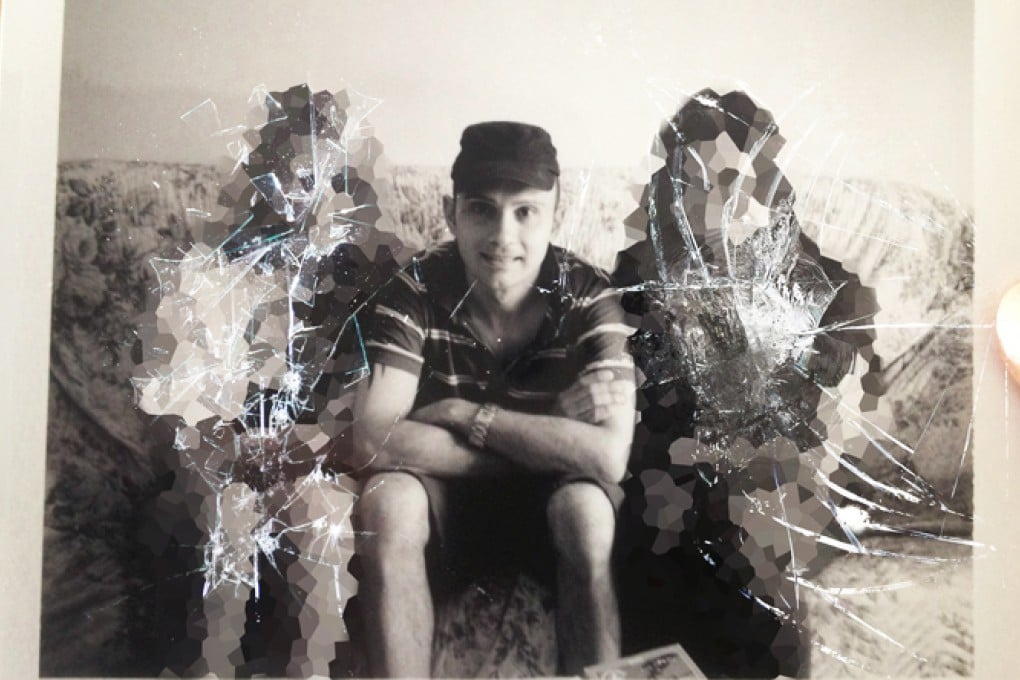 Accused rapist Dino Maglio (centre) pictured with two women he hosted at his home. Photo: SCMP Pictures