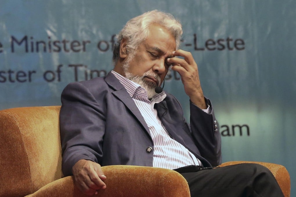 East Timorese Prime Minister Gusmao in Dili on Friday.Photo: AP