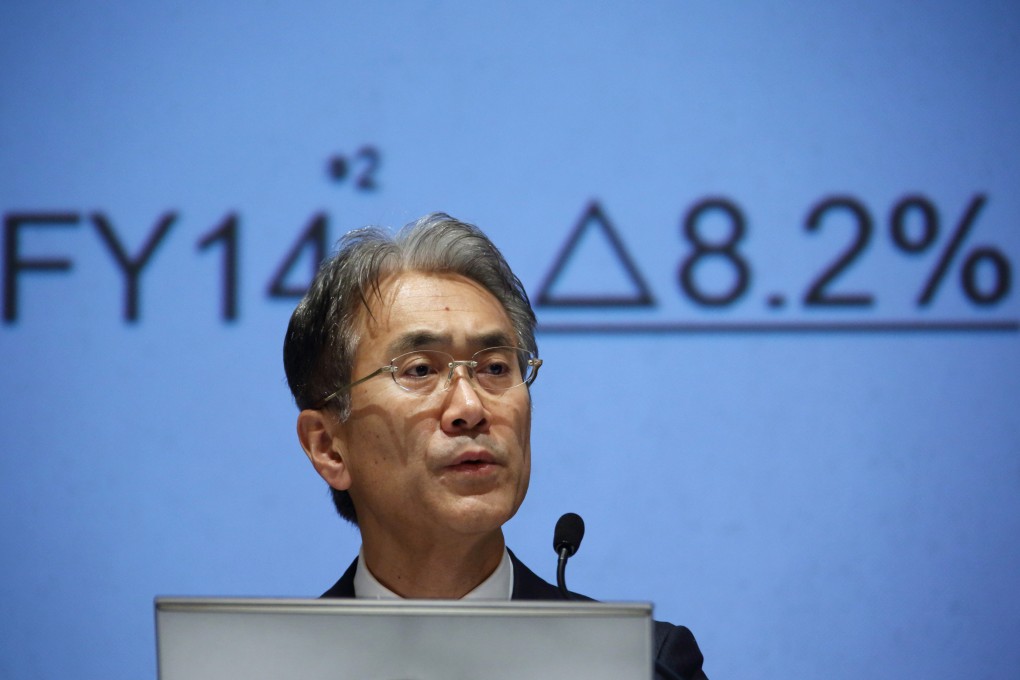 Kenichiro Yoshida plans to transform Sony into a company capable of generating a 400 billion yen profit. Photo: Bloomberg