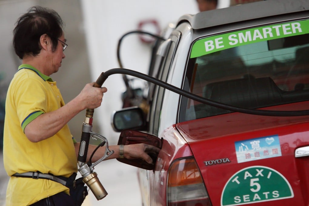 Petrol prices have fallen amid a slump in the global price of crude oil. Photo: Martin Chan