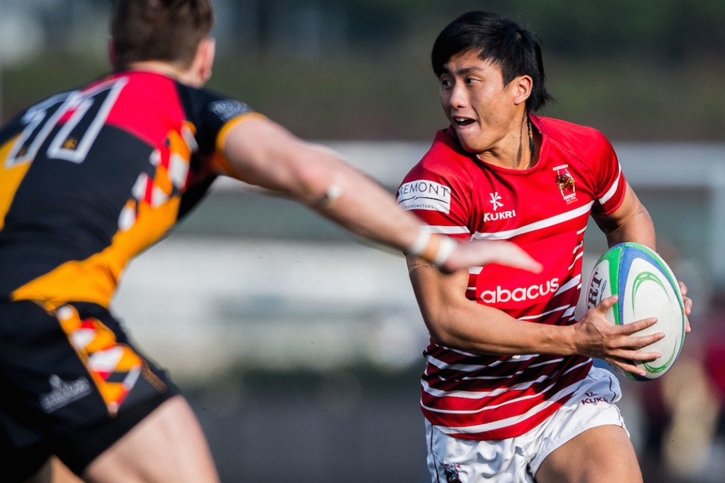 Cado Lee Ka-to and his Kowloon team-mates aim to force their way into the last Grand Championship playoff spot with a massive win against HKFC on Saturday. Photo: HKRFU