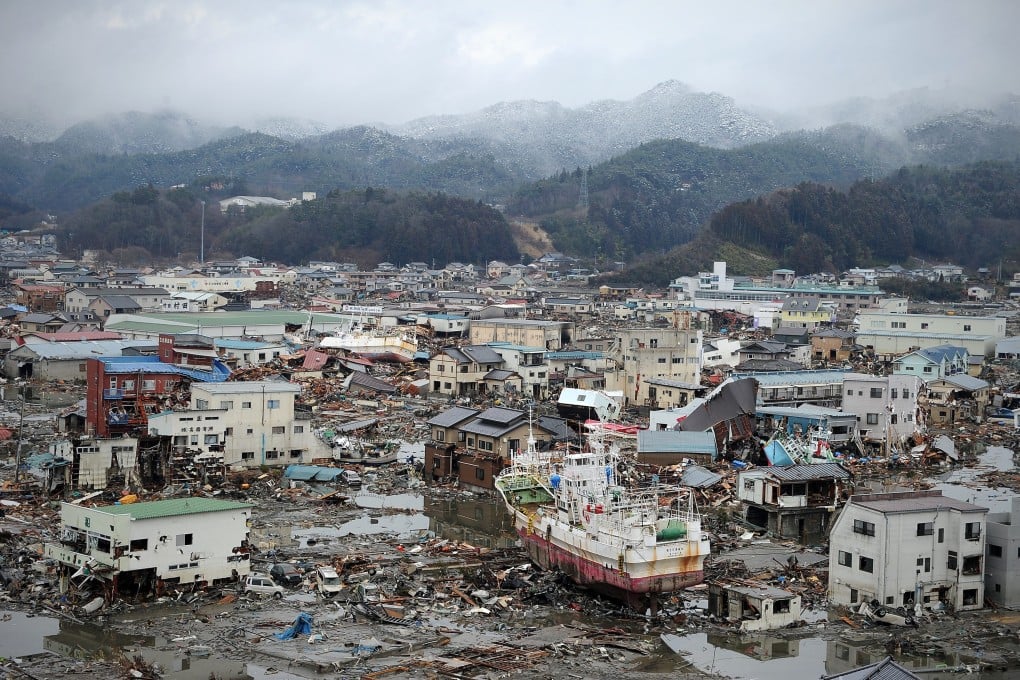 The March 2011 tsunami in Japan destroyed the city of Kesennuma. As the fourth anniversary approaches, there are fresh fears of another quake. Photo: AFP